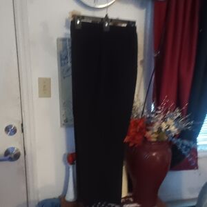 Alfred Dunner Black Full-Length Pants